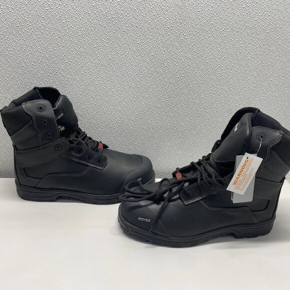NEW ROYER Agility Interguard Work Boots Men’s Size 16R – Black – New Without Box - Picture 4 of 6